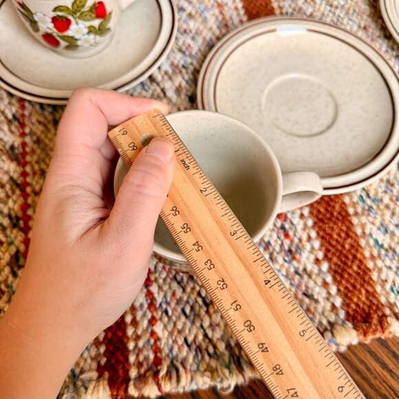 Vintage MCM 10 Piece Regency Designer Strawberry Stoneware Tea Set - Perfect for - Picture 6 of 8